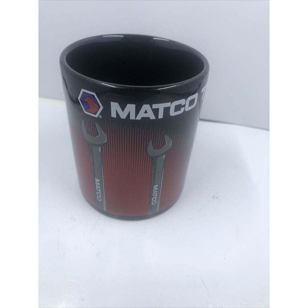 Matco Tools Coffee Mug Cup Promotional Advertising Black Red Wrench Design